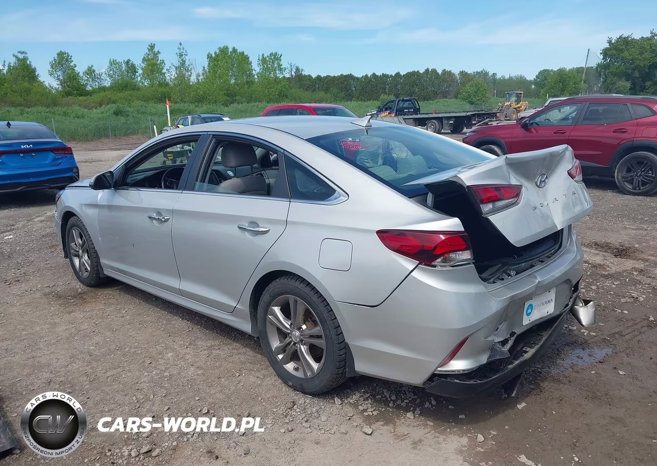 2019 Hyundai Sonata Sel VIN:5NPE34AF0KH804568 - 3