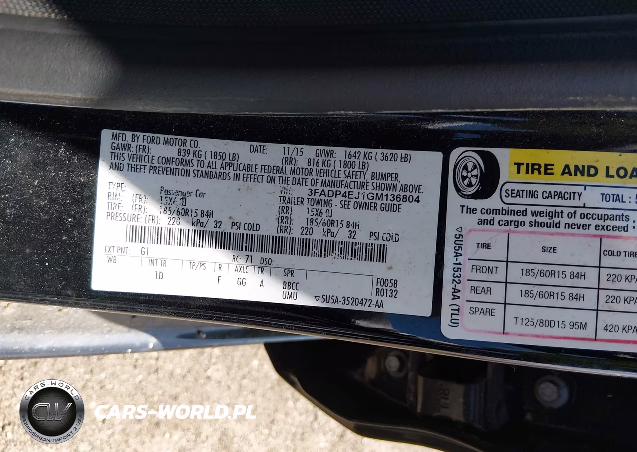 2016 Ford Fiesta Se VIN:3FADP4EJ1GM136804 - 9