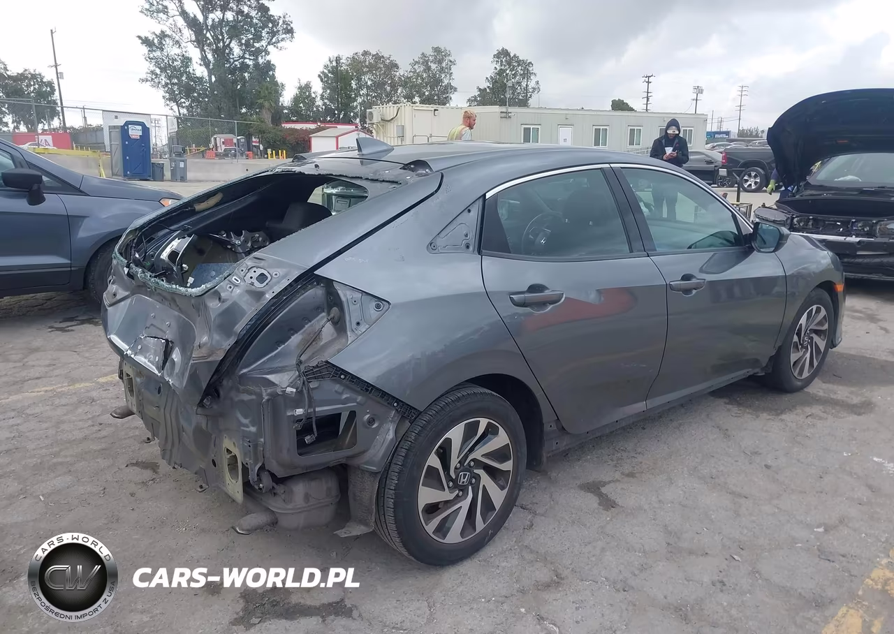 2018 Honda Civic Lx VIN:SHHFK7H27JU427535 - 4