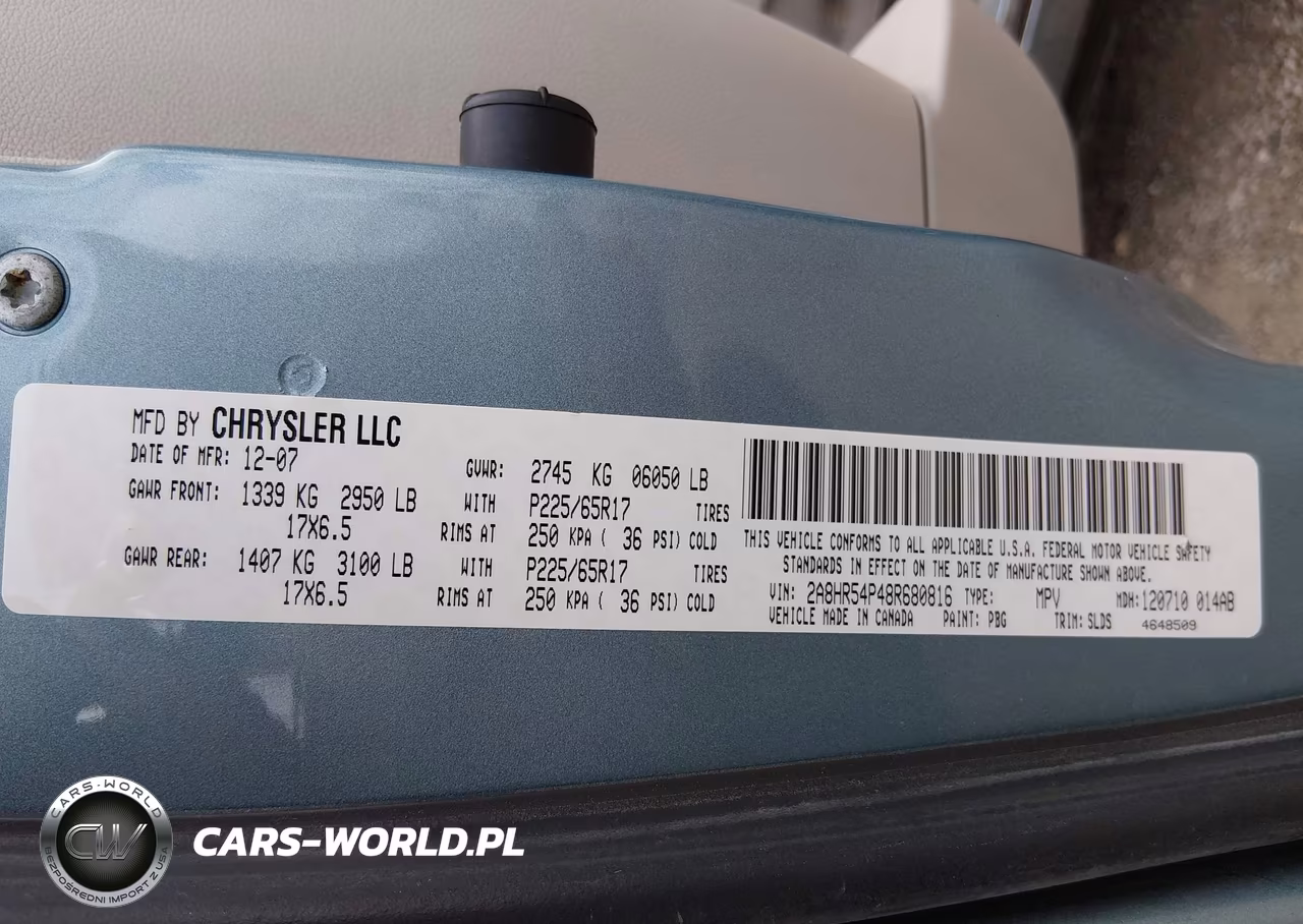 2008 Chrysler Town & Country Touring VIN:2A8HR54P48R680816 - 9