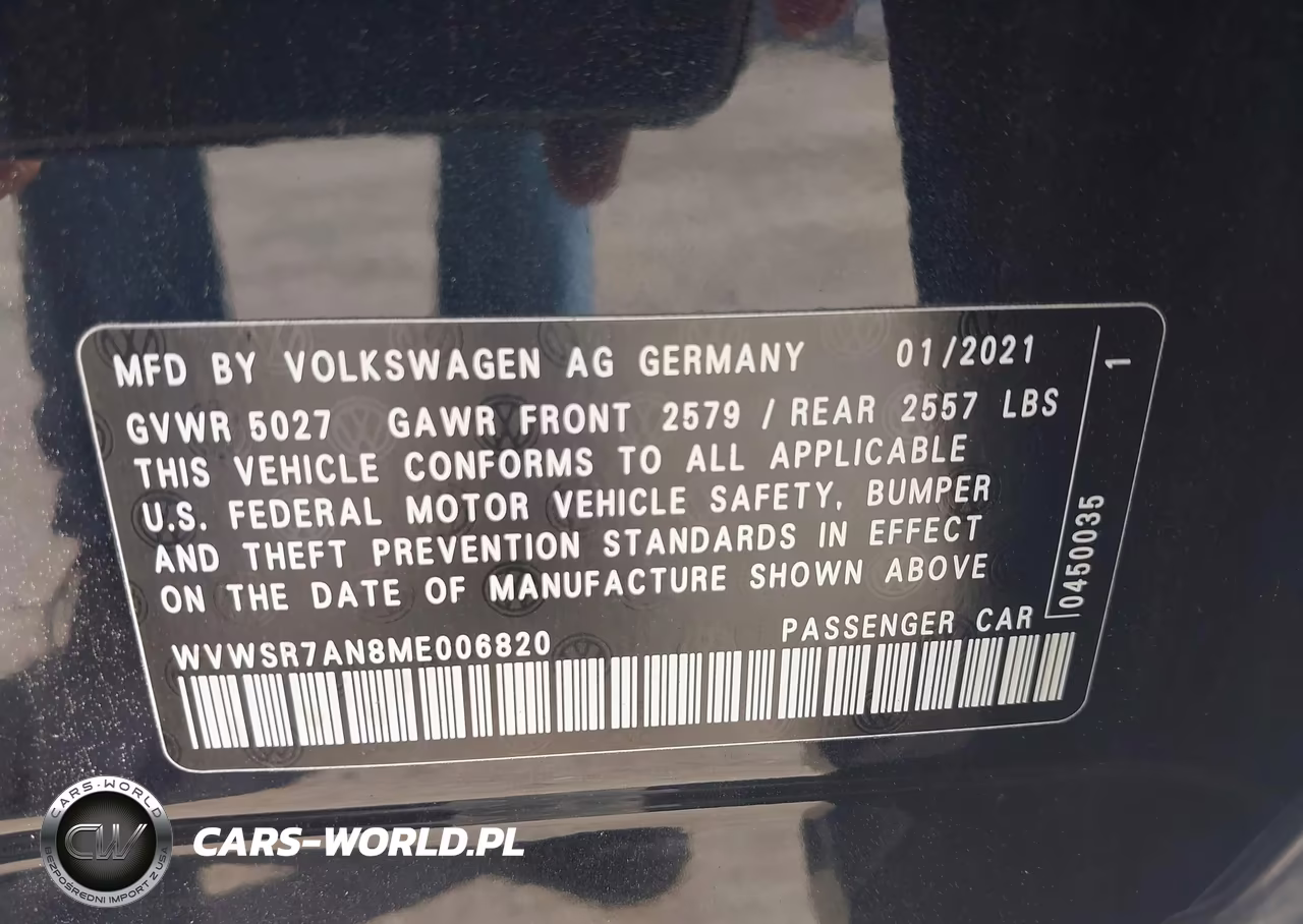 2021 Volkswagen Arteon 2.0T Sel R-Line VIN:WVWSR7AN8ME006820 - 9