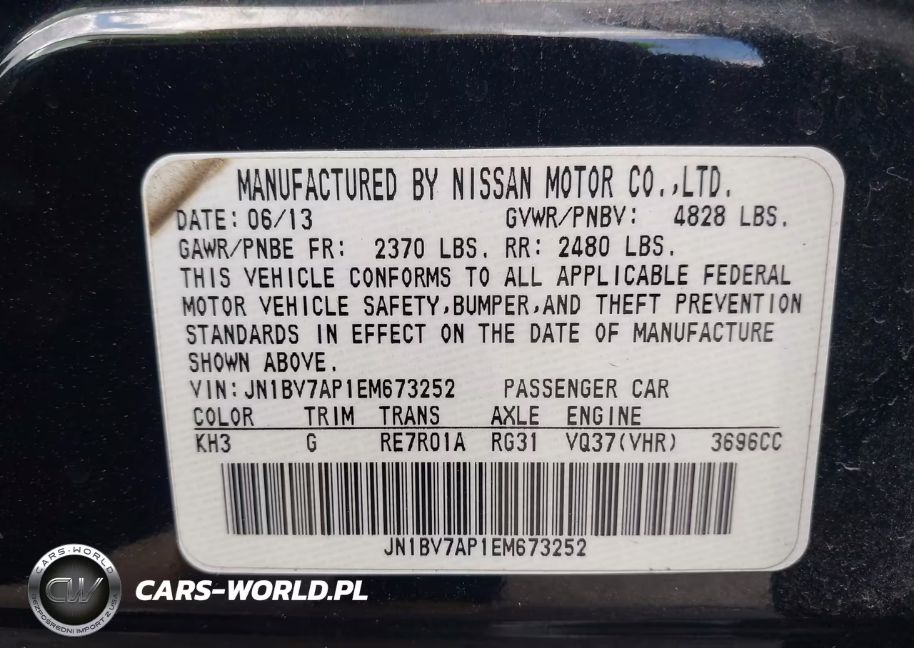 2014 Infiniti Q50 Premium VIN:JN1BV7AP1EM673252 - 9