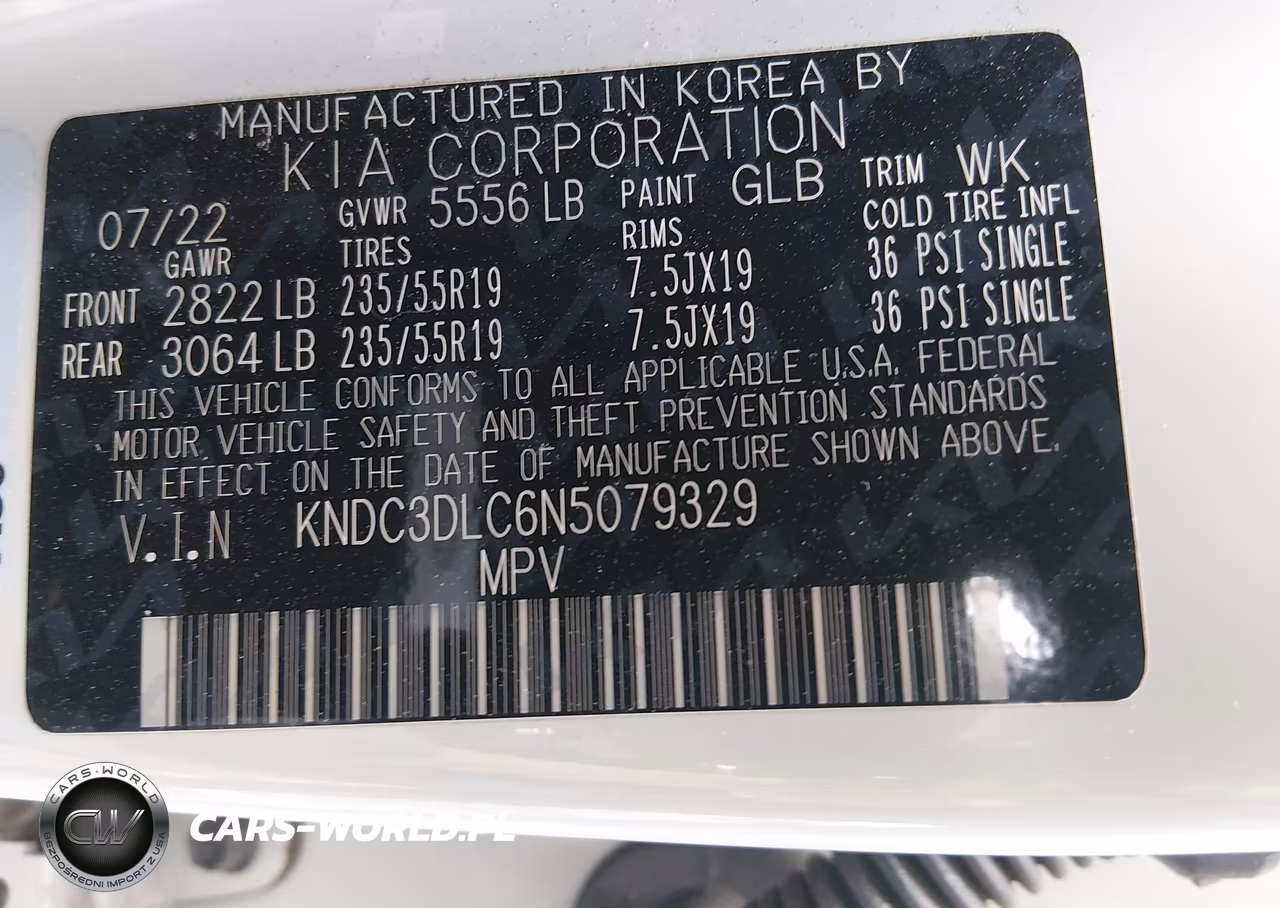 2022 Kia Ev6 Wind VIN:KNDC3DLC6N5079329 - 9