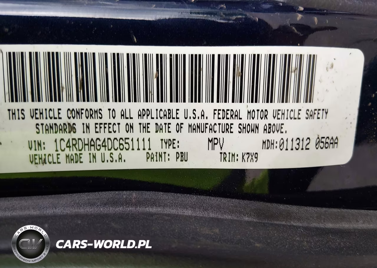 2013 Dodge Durango Sxt VIN:1C4RDHAG4DC651111 - 9