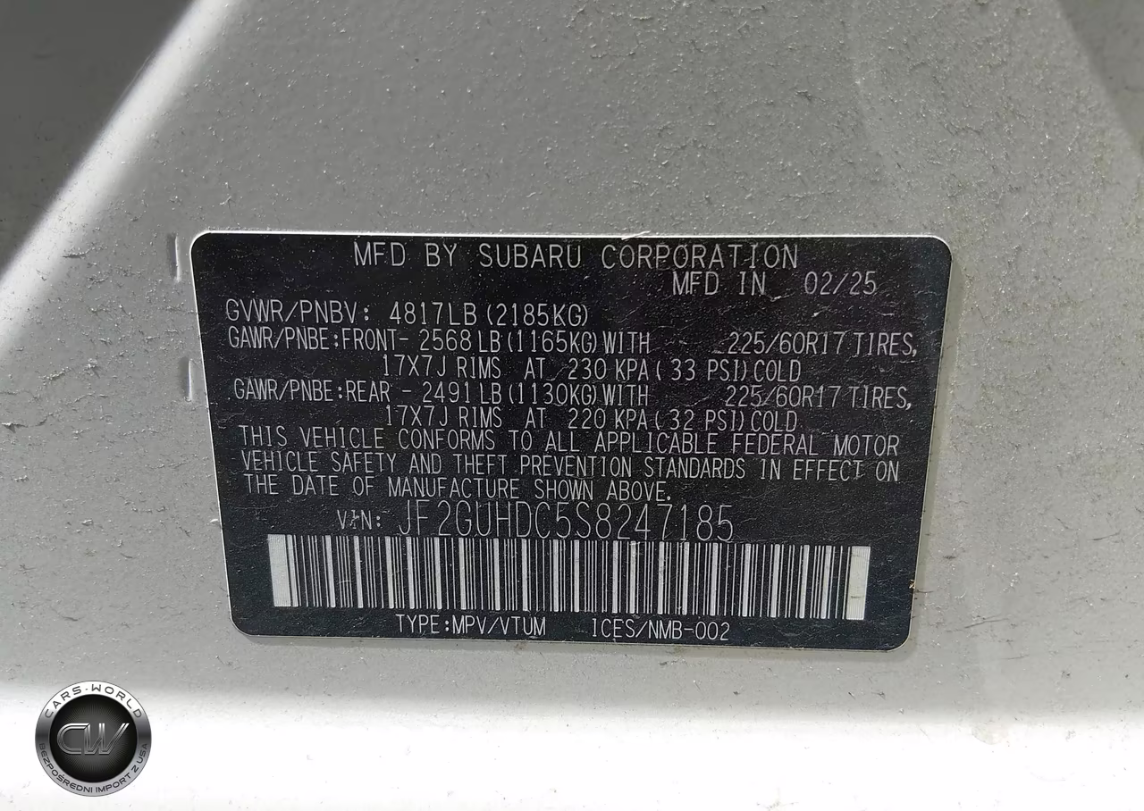 2025 Subaru Crosstrek Premium VIN:JF2GUHDC5S8247185 - 9
