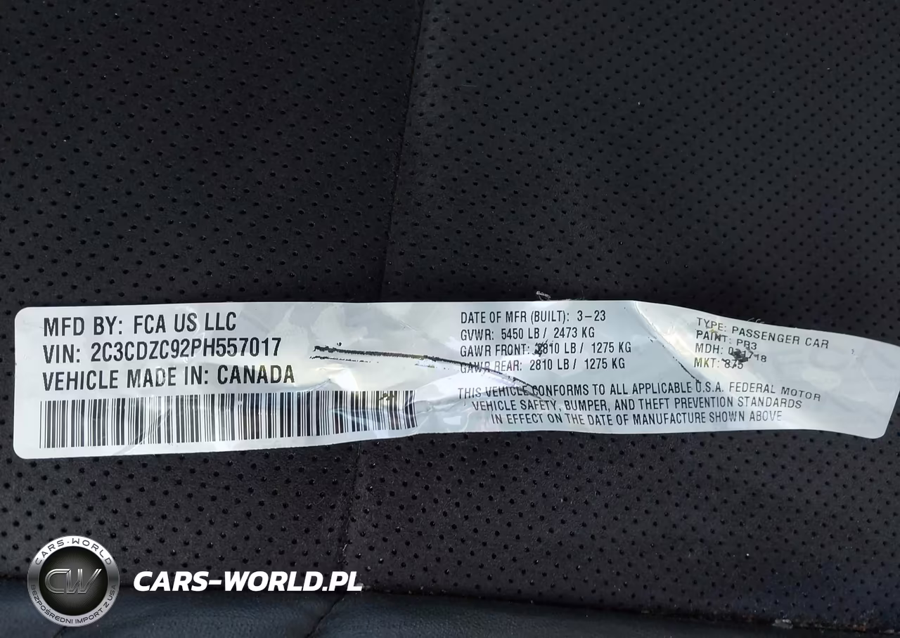 2023 Dodge Challenger Srt Hellcat Jailbreak VIN:2C3CDZC92PH557017 - 9