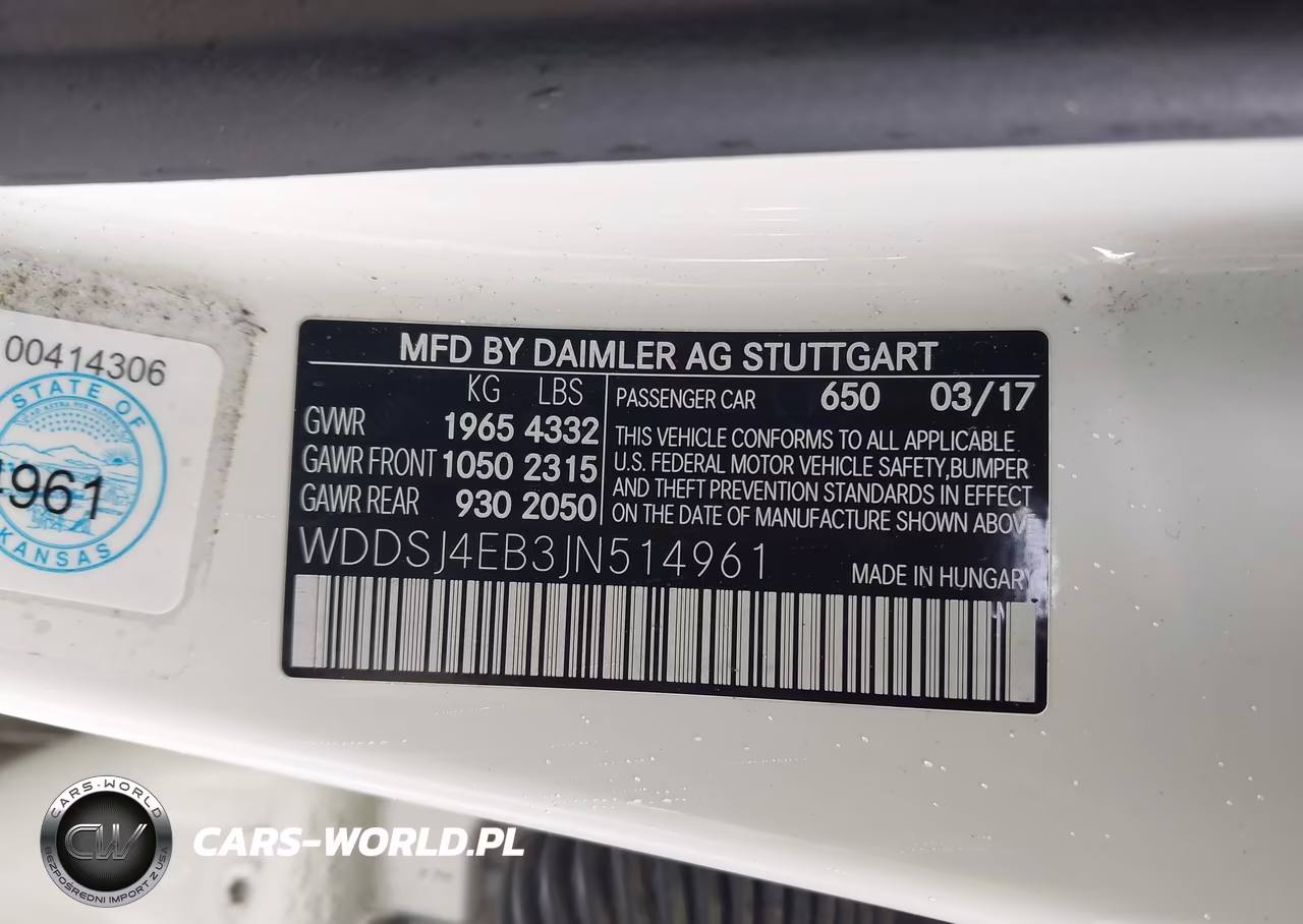 2018 Mercedes-Benz Cla 250 VIN:WDDSJ4EB3JN514961 - 9