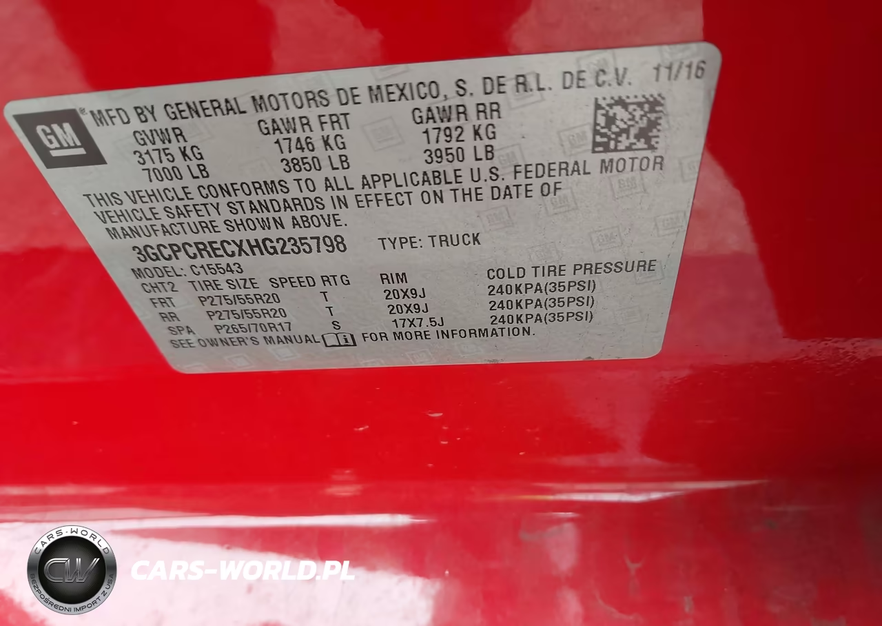 2017 Chevrolet Silverado 1500 1Lt VIN:3GCPCRECXHG235798 - 9