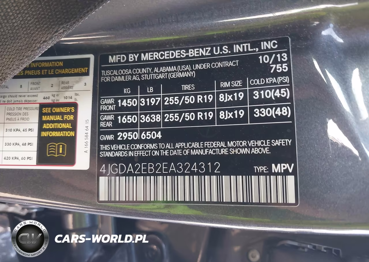 2014 Mercedes-Benz Ml 350 Bluetec 4Matic VIN:4JGDA2EB2EA324312 - 9