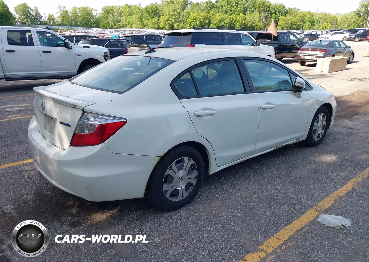 2012 Honda Civic Hybrid VIN:JHMFB4F31CS002988 - 4