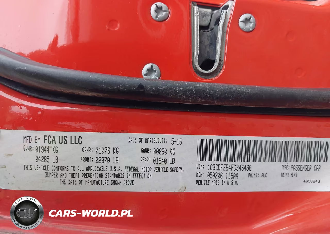 2015 Dodge Dart Gt VIN:1C3CDFEB4FD345486 - 9