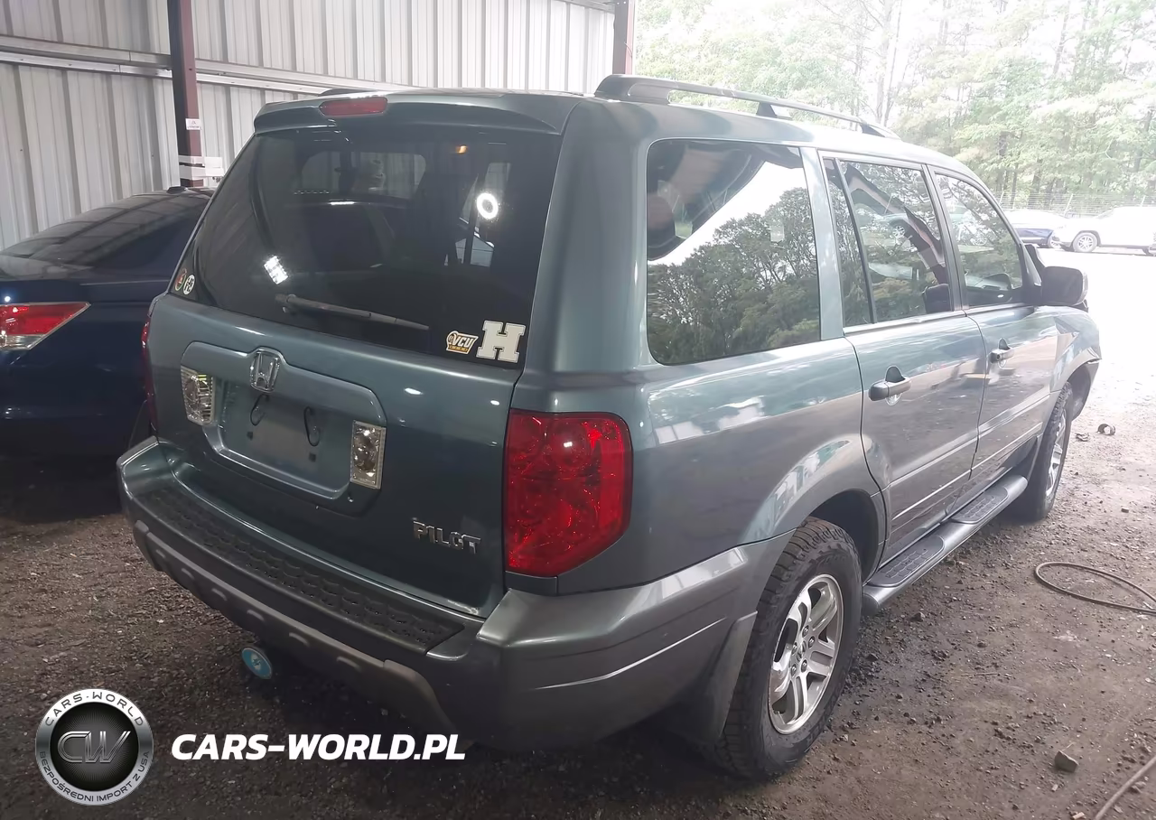 2005 Honda Pilot Ex VIN:2HKYF18465H510880 - 4
