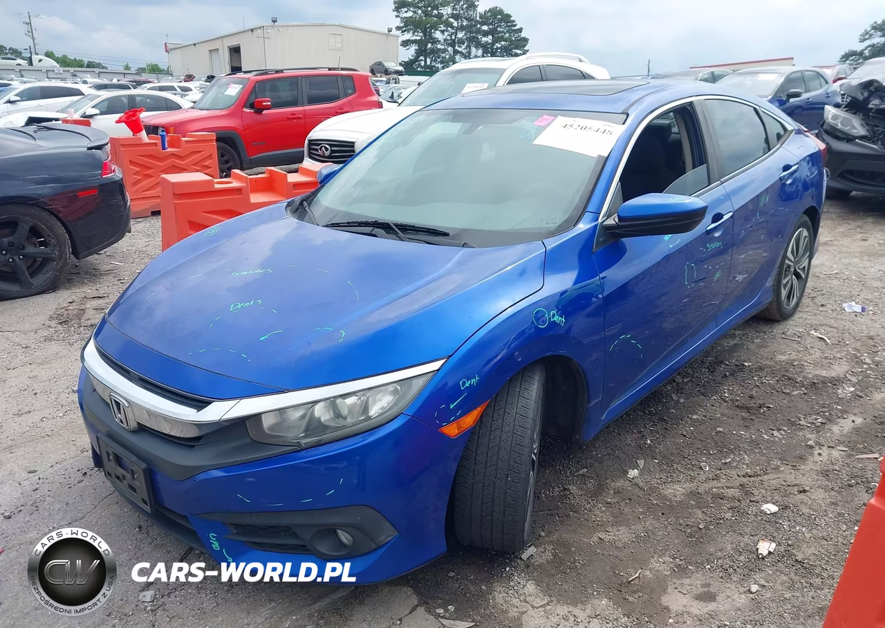 2016 Honda Civic Ex-T VIN:19XFC1F37GE017694 - 2