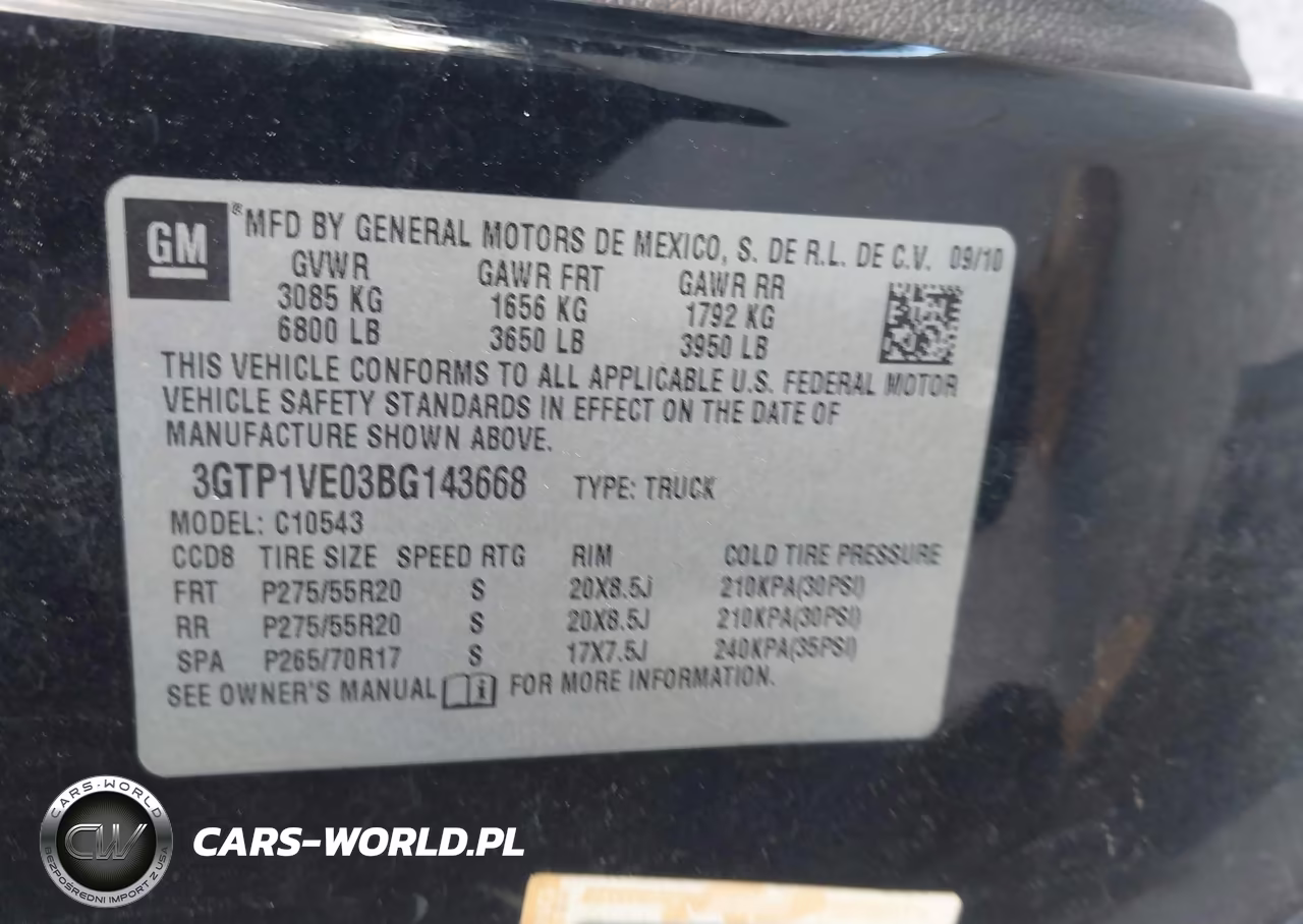 2011 GMC Sierra 1500 Sle VIN:3GTP1VE03BG143668 - 9