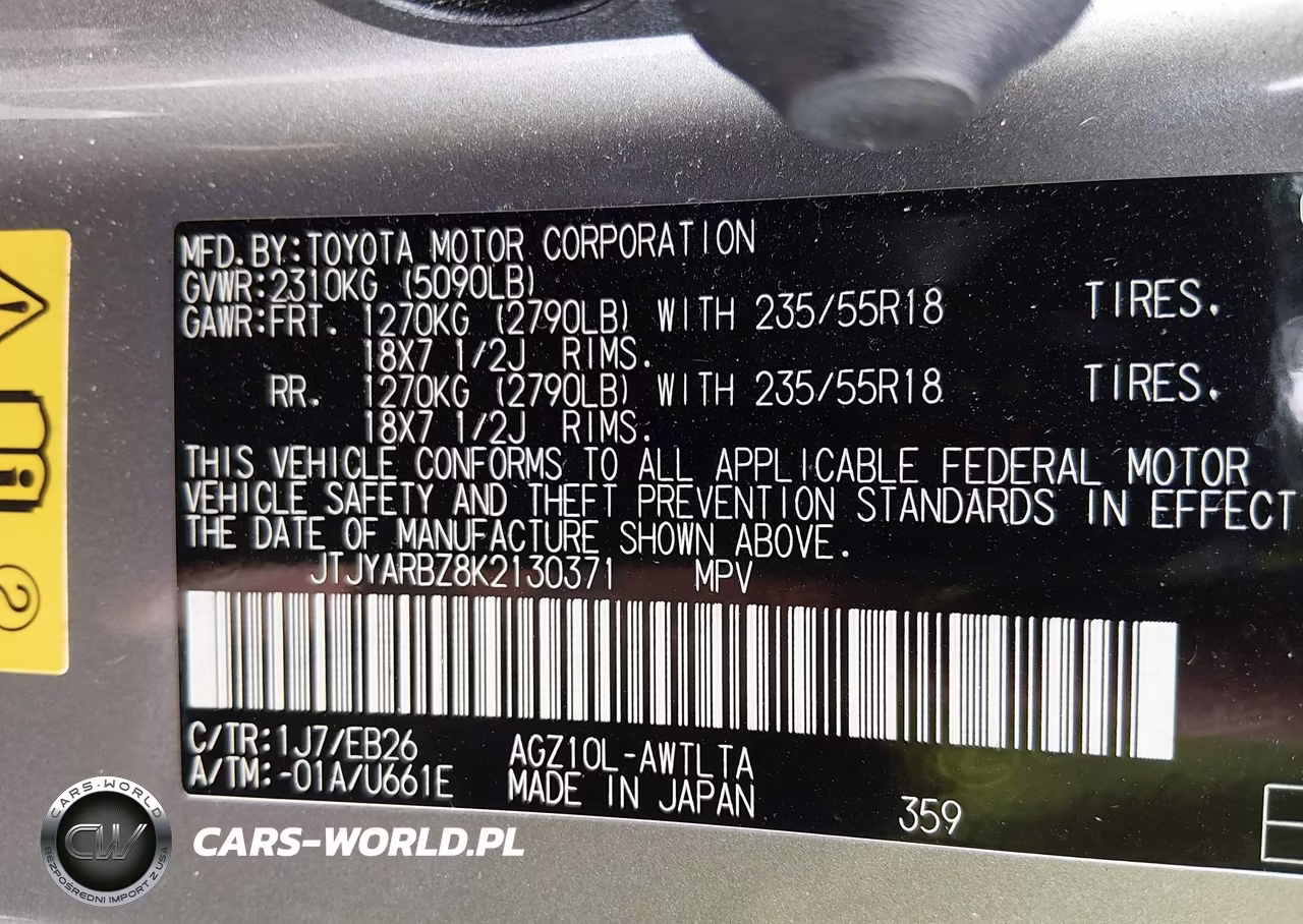 2019 Lexus Nx 300 F Sport VIN:JTJYARBZ8K2130371 - 9