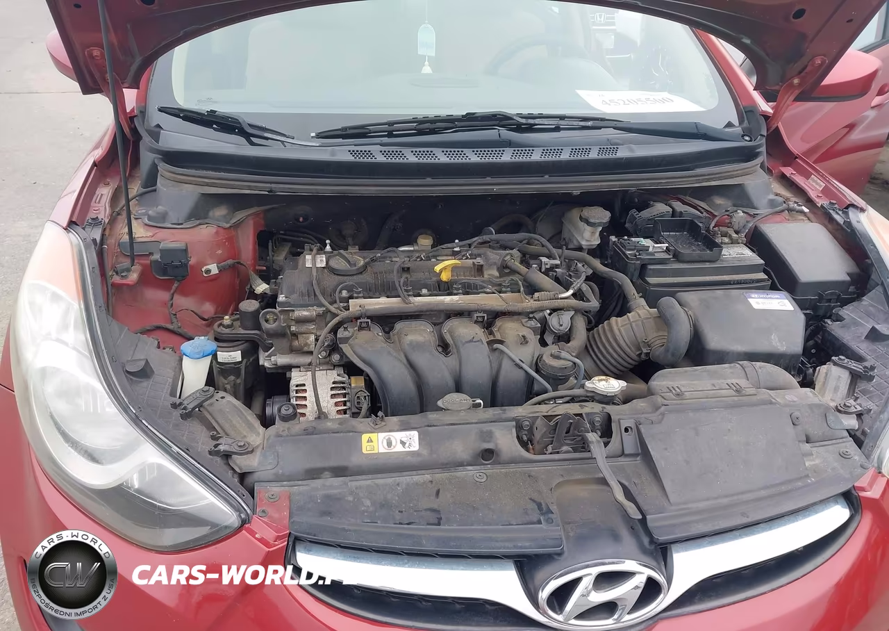 2013 Hyundai Elantra Gls VIN:KMHDH4AE8DU766502 - 10