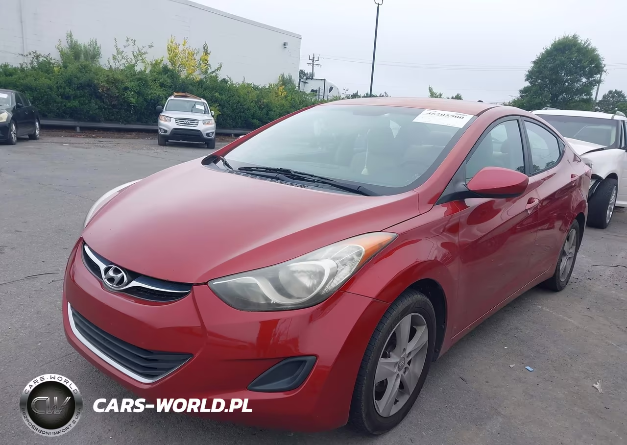 2013 Hyundai Elantra Gls VIN:KMHDH4AE8DU766502 - 2