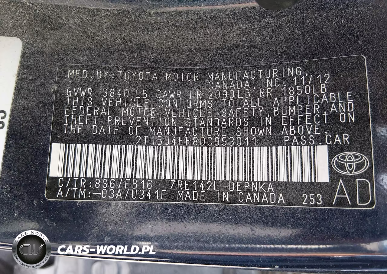 2013 Toyota Corolla Le VIN:2T1BU4EE8DC993011 - 9