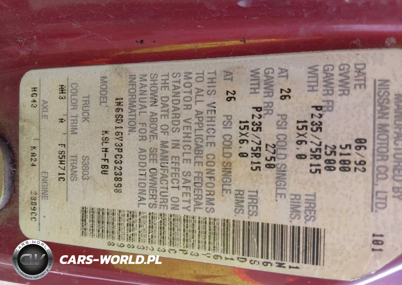 1993 Nissan Truck King Cab VIN:1N6SD16Y3PC323898 - 9