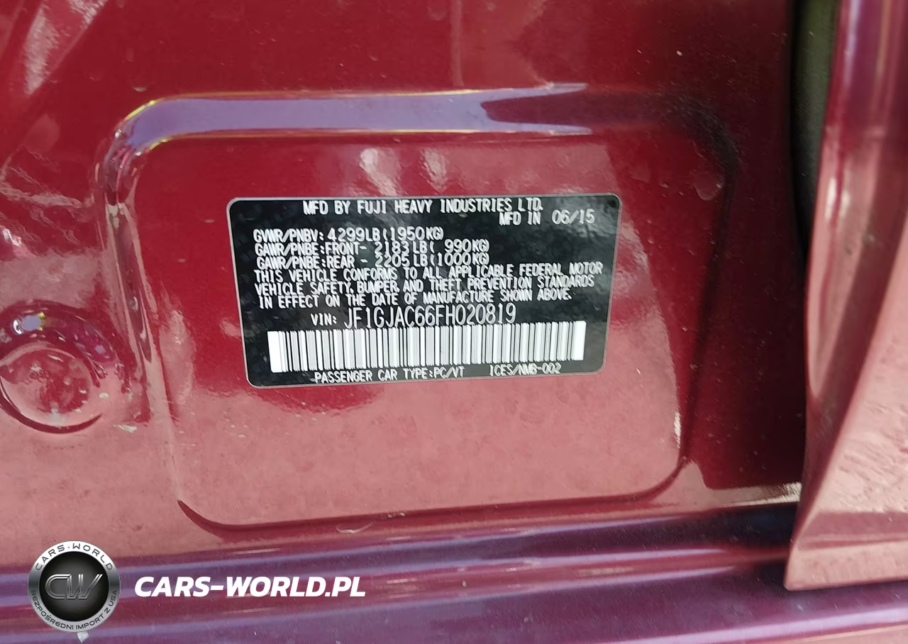 2015 Subaru Impreza 2.0I Premium VIN:JF1GJAC66FH020819 - 9