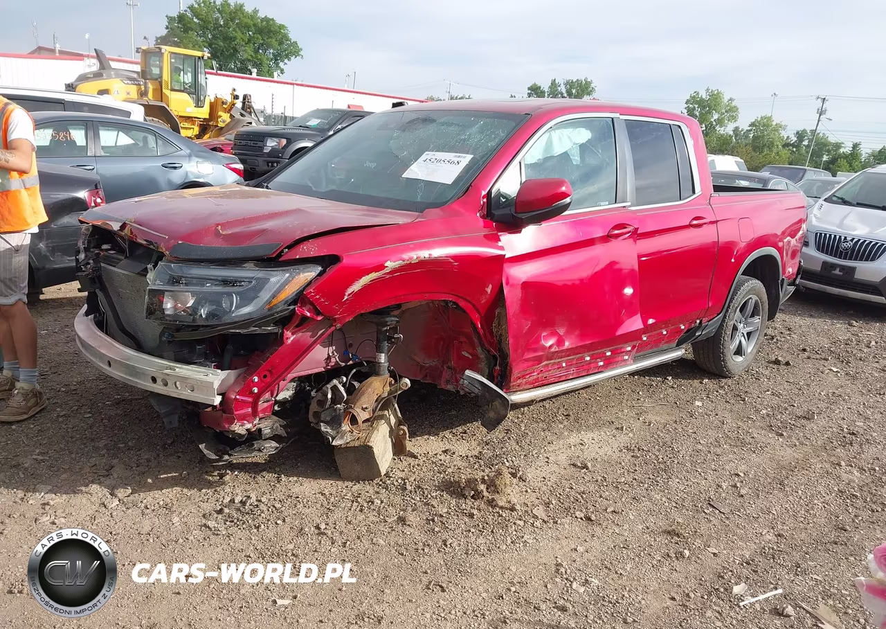 2022 Honda Ridgeline Rtl VIN:5FPYK3F50NB030312 - 2
