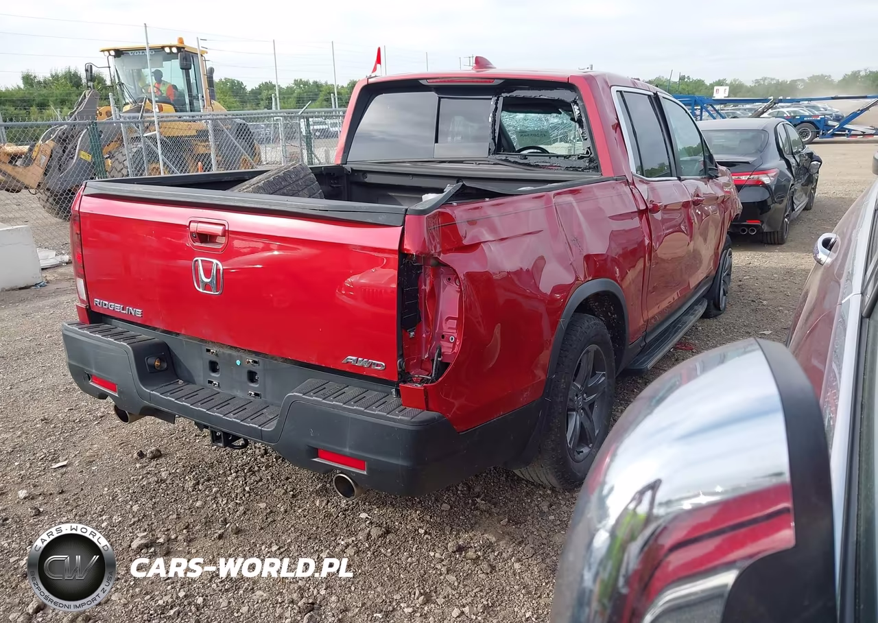 2022 Honda Ridgeline Rtl VIN:5FPYK3F50NB030312 - 4