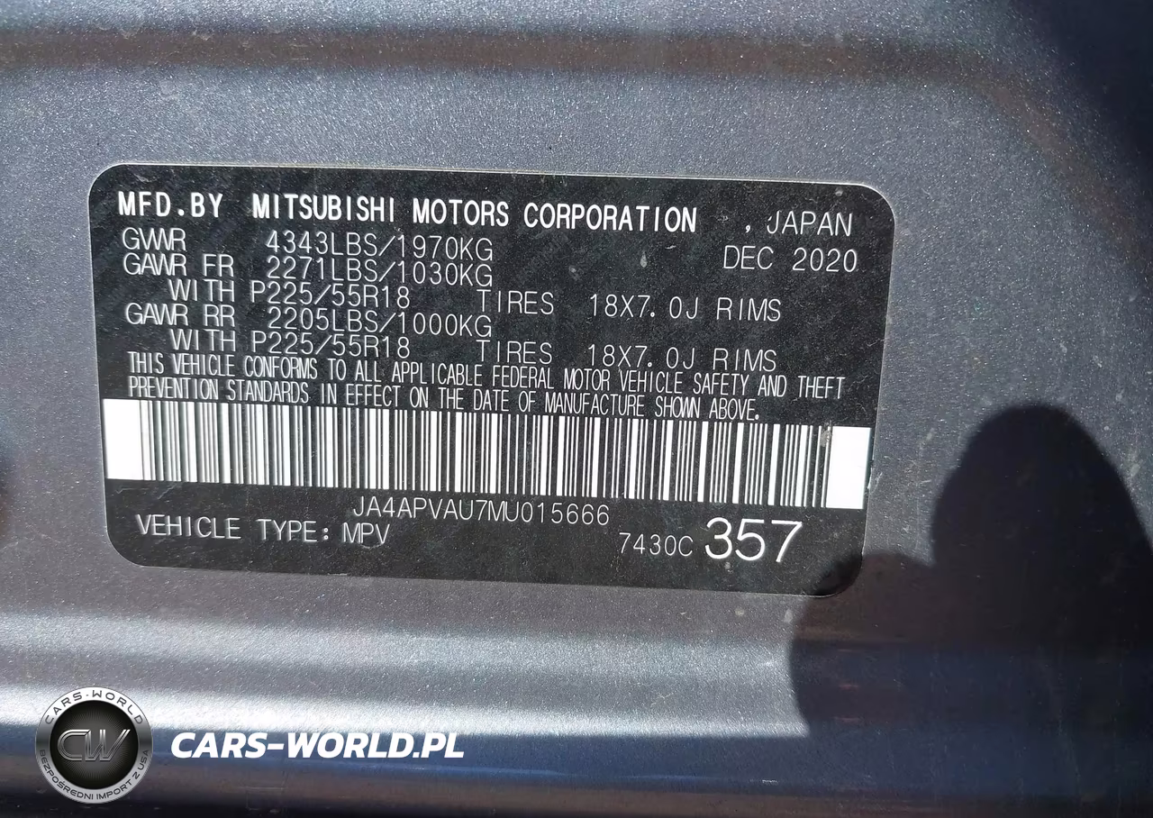 2021 Mitsubishi Outlander Sport 2.0 Se 2Wd VIN:JA4APVAU7MU015666 - 9