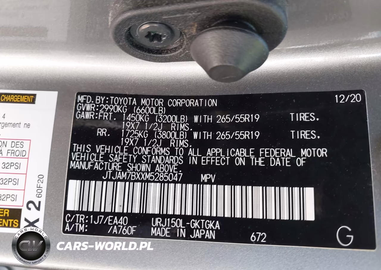 2021 Lexus Gx Gx 460 Premium VIN:JTJAM7BXXM5285047 - 9