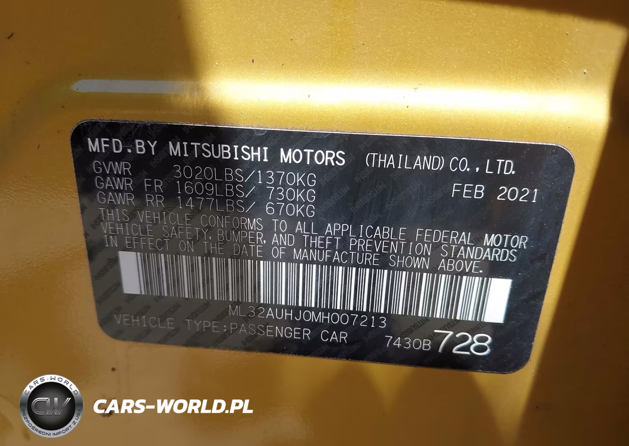 2021 Mitsubishi Mirage VIN:ML32AUHJ0MH007213 - 9
