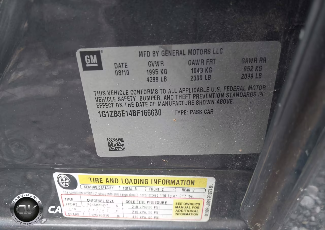 2011 Chevrolet Malibu Ls VIN:1G1ZB5E14BF166630 - 9