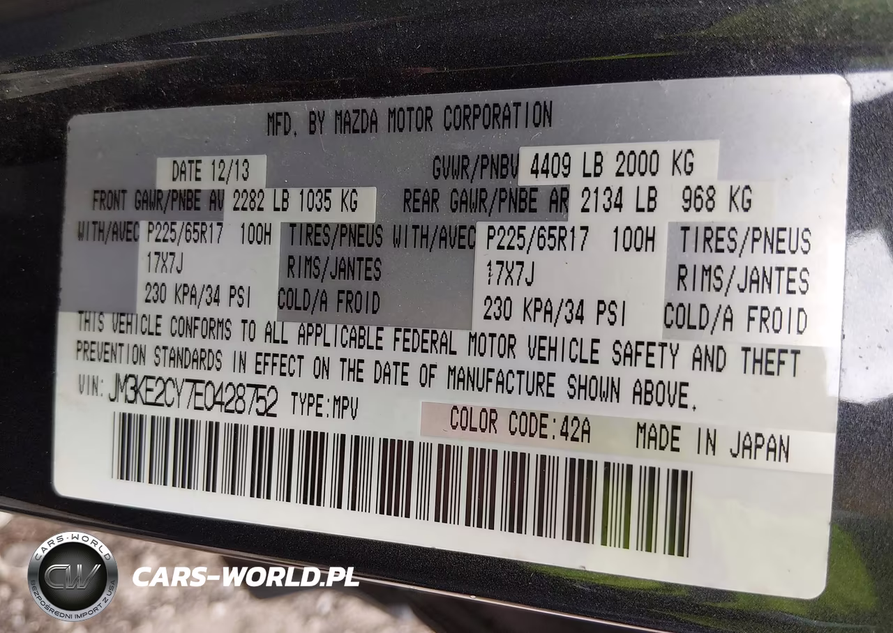 2014 Mazda Cx-5 Touring VIN:JM3KE2CY7E0428752 - 9