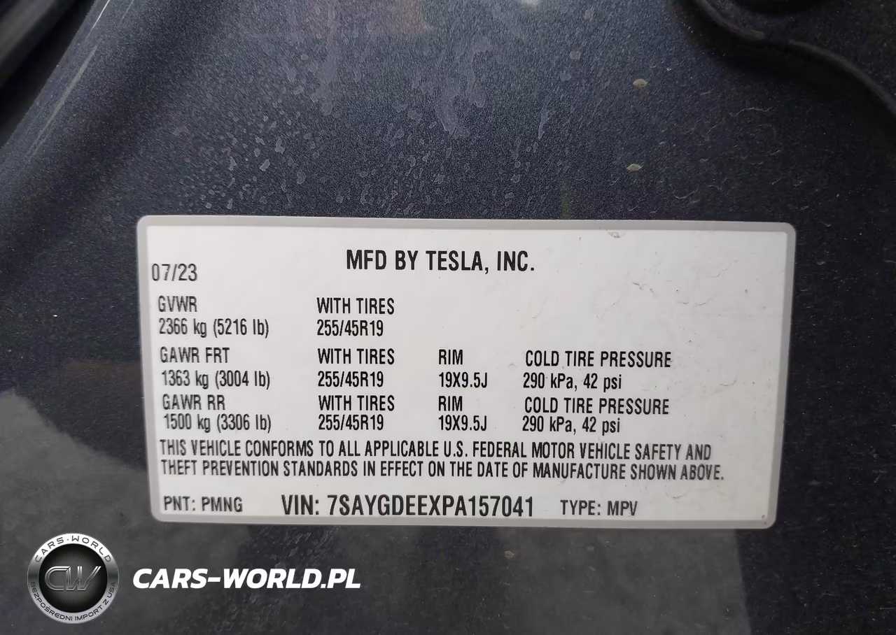 2023 Tesla Model Y Awd-Long Range Dual Motor All-Wheel Drive VIN:7SAYGDEEXPA157041 - 9