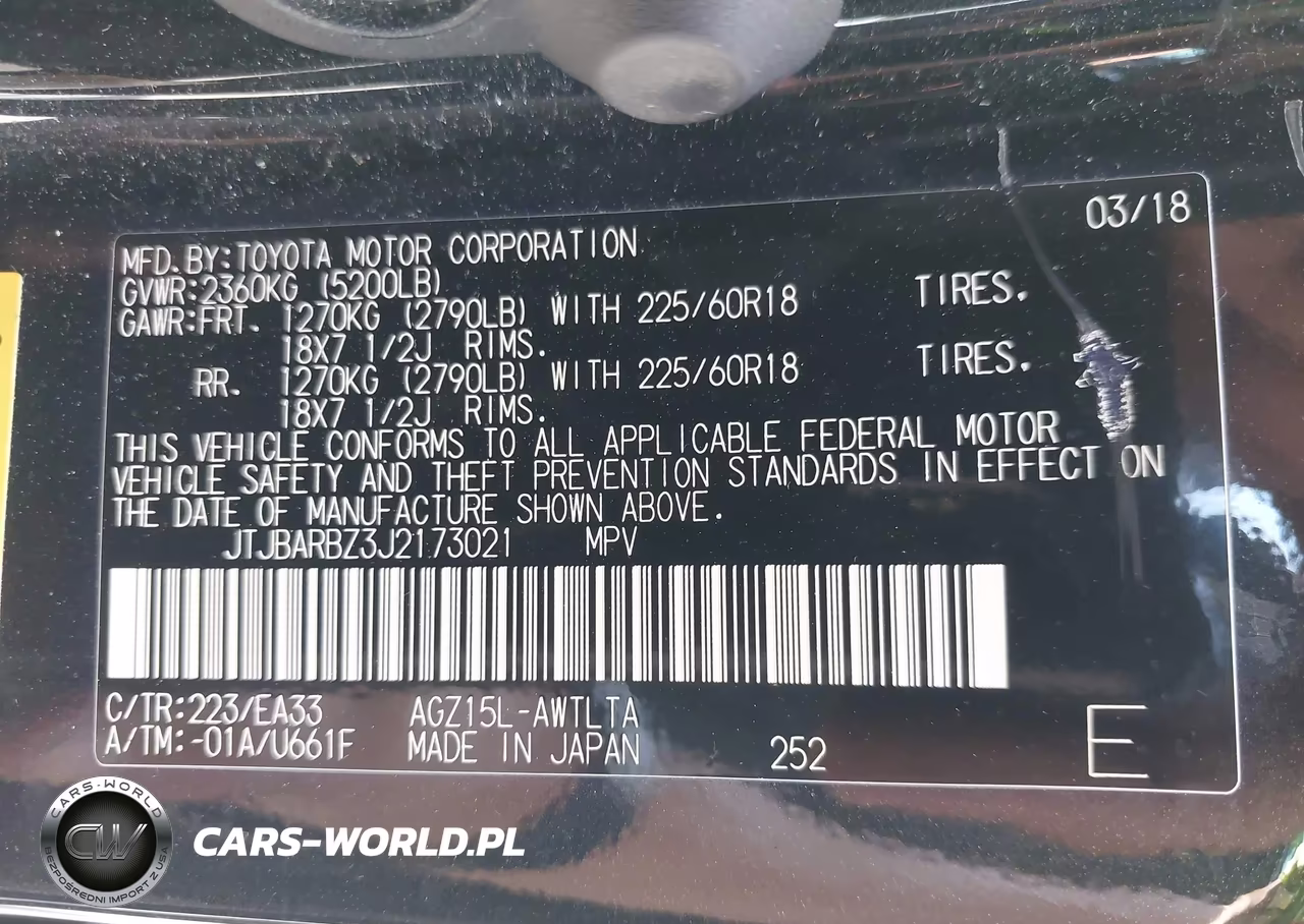 2018 Lexus Nx 300 VIN:JTJBARBZ3J2173021 - 9