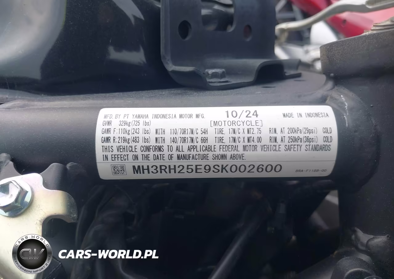 2025 Yamaha Yfz320 A VIN:MH3RH25E9SK002600 - 10
