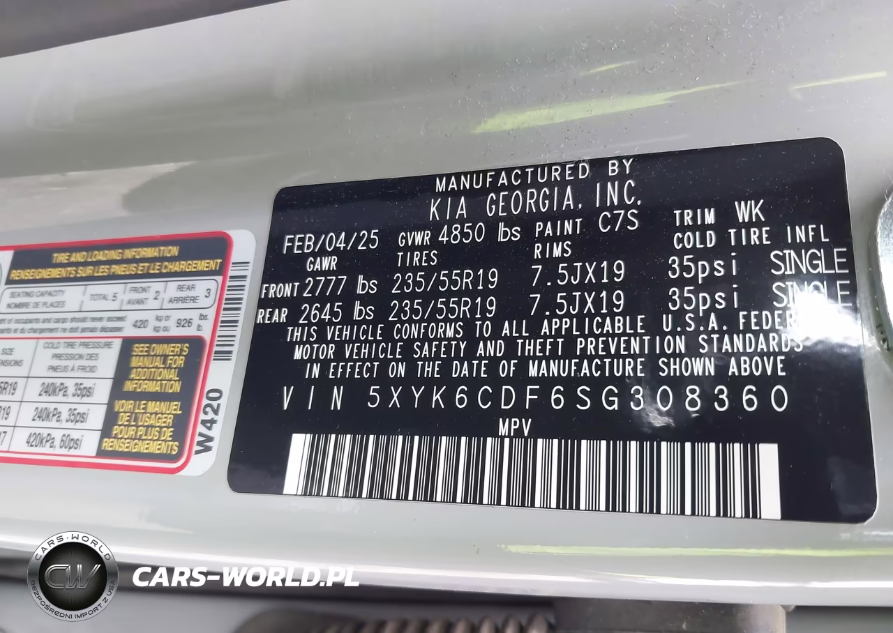2025 Kia Sportage X-Line VIN:5XYK6CDF6SG308360 - 9