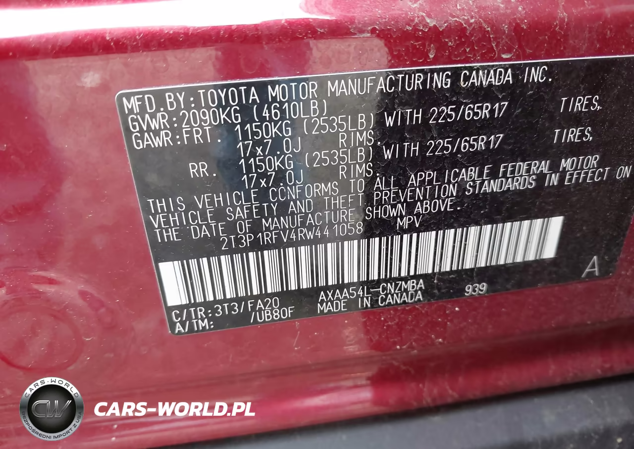 2024 Toyota Rav4 Xle VIN:2T3P1RFV4RW441058 - 9