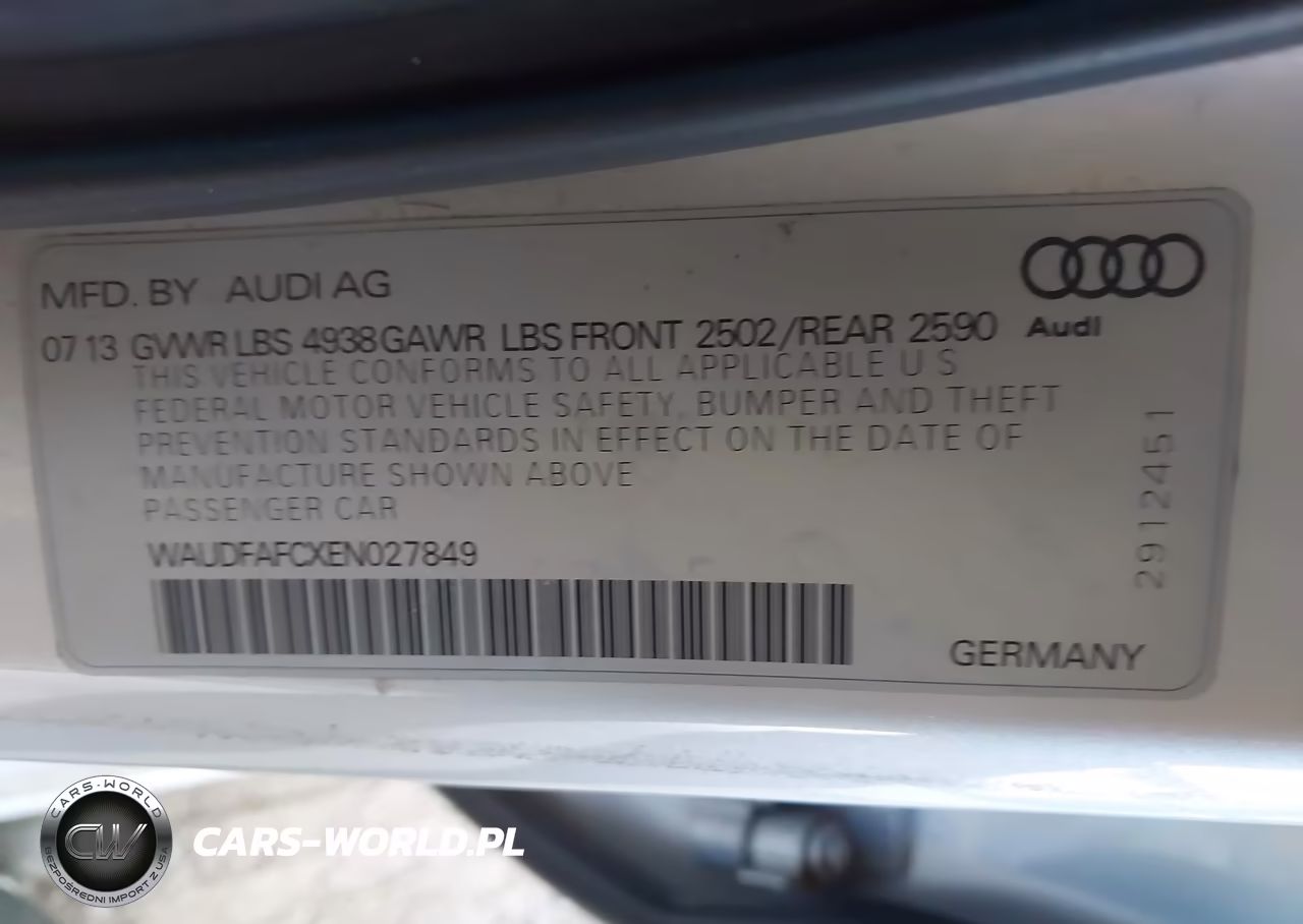 2014 Audi A6 2.0T Premium VIN:WAUDFAFCXEN027849 - 9