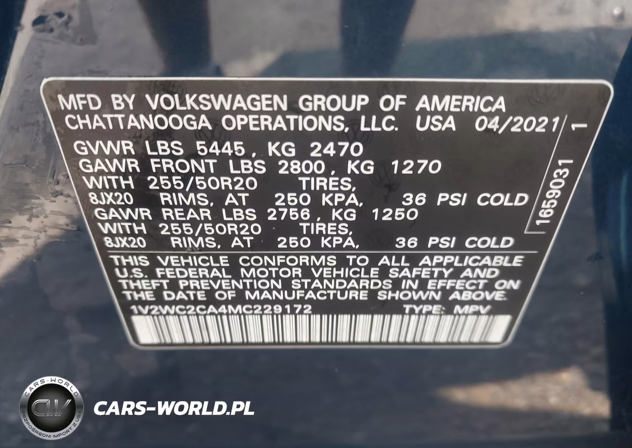 2021 Volkswagen Atlas Cross Sport 2.0T Se W-Technology VIN:1V2WC2CA4MC229172 - 9