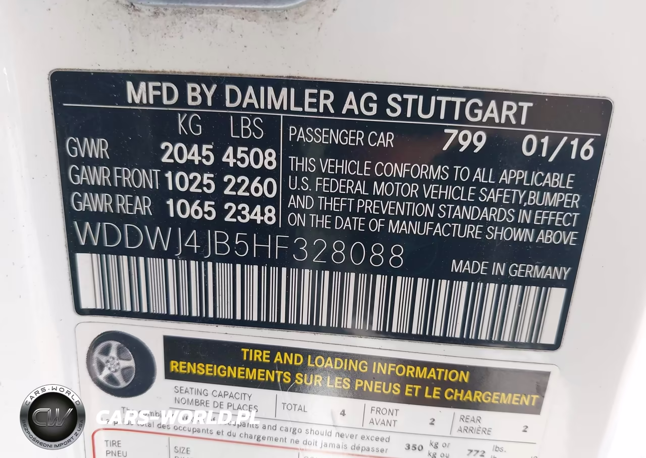 2017 Mercedes-Benz C 300 VIN:WDDWJ4JB5HF328088 - 9