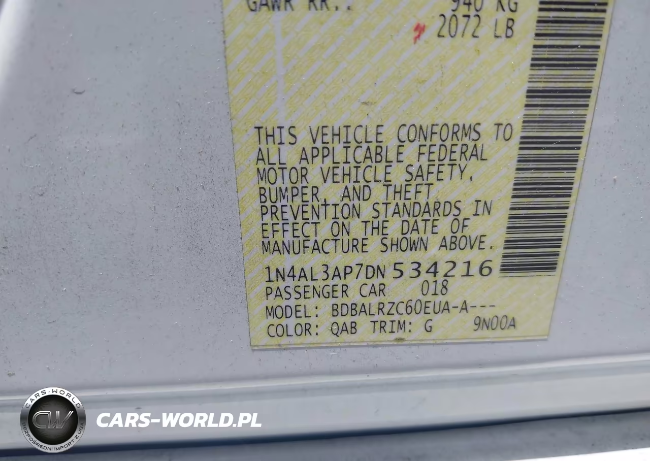 2013 Nissan Altima 2.5 S VIN:1N4AL3AP7DN534216 - 9