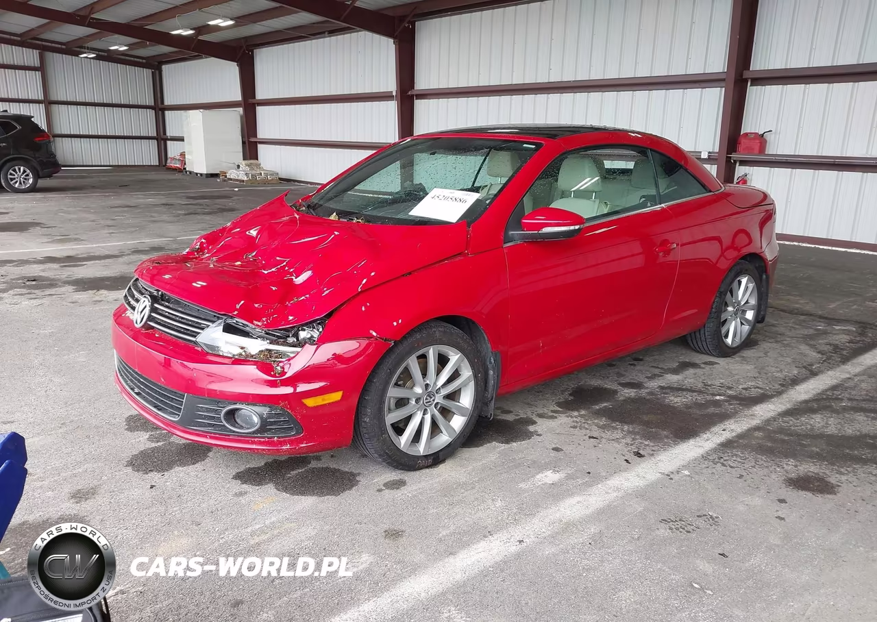 2014 Volkswagen Eos Komfort VIN:WVWBW8AH0EV001279 - 2