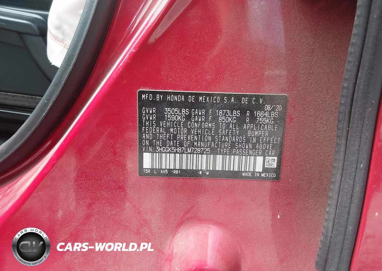 2020 Honda Fit Ex VIN:3HGGK5H87LM728725 - 9
