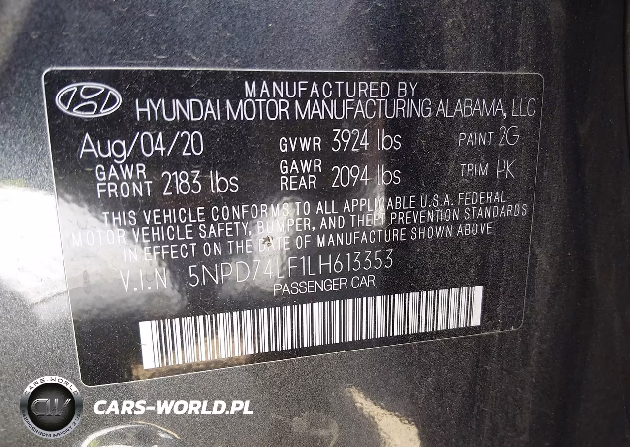 2020 Hyundai Elantra Se VIN:5NPD74LF1LH613353 - 9