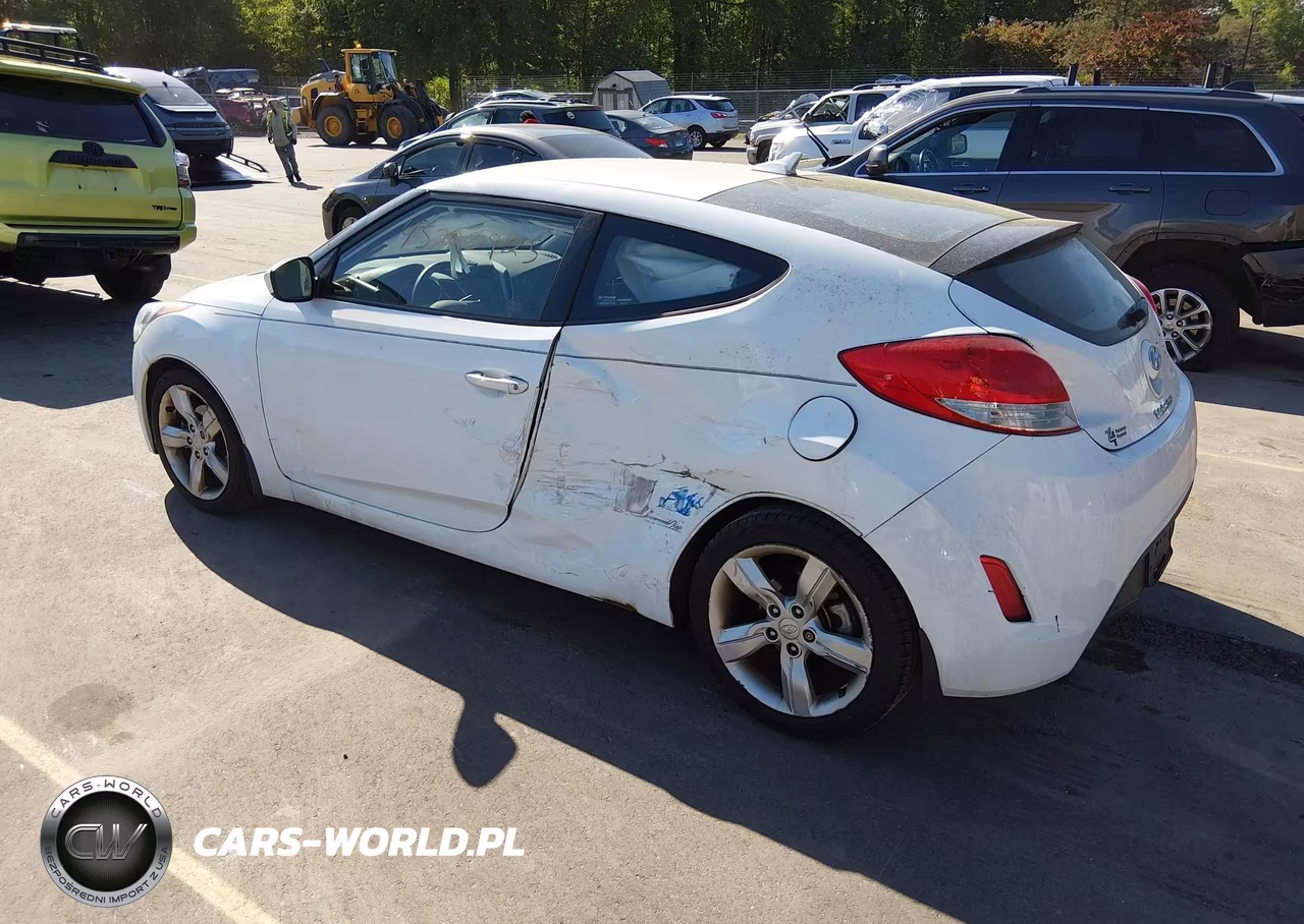 2013 Hyundai Veloster Base W-Gray VIN:KMHTC6AD9DU121189 - 3