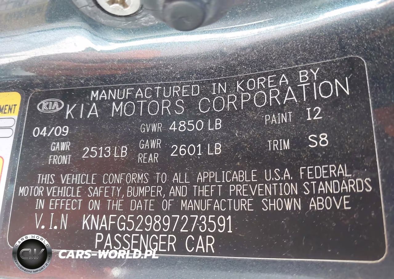 2009 Kia Rondo Lx VIN:KNAFG529897273591 - 9