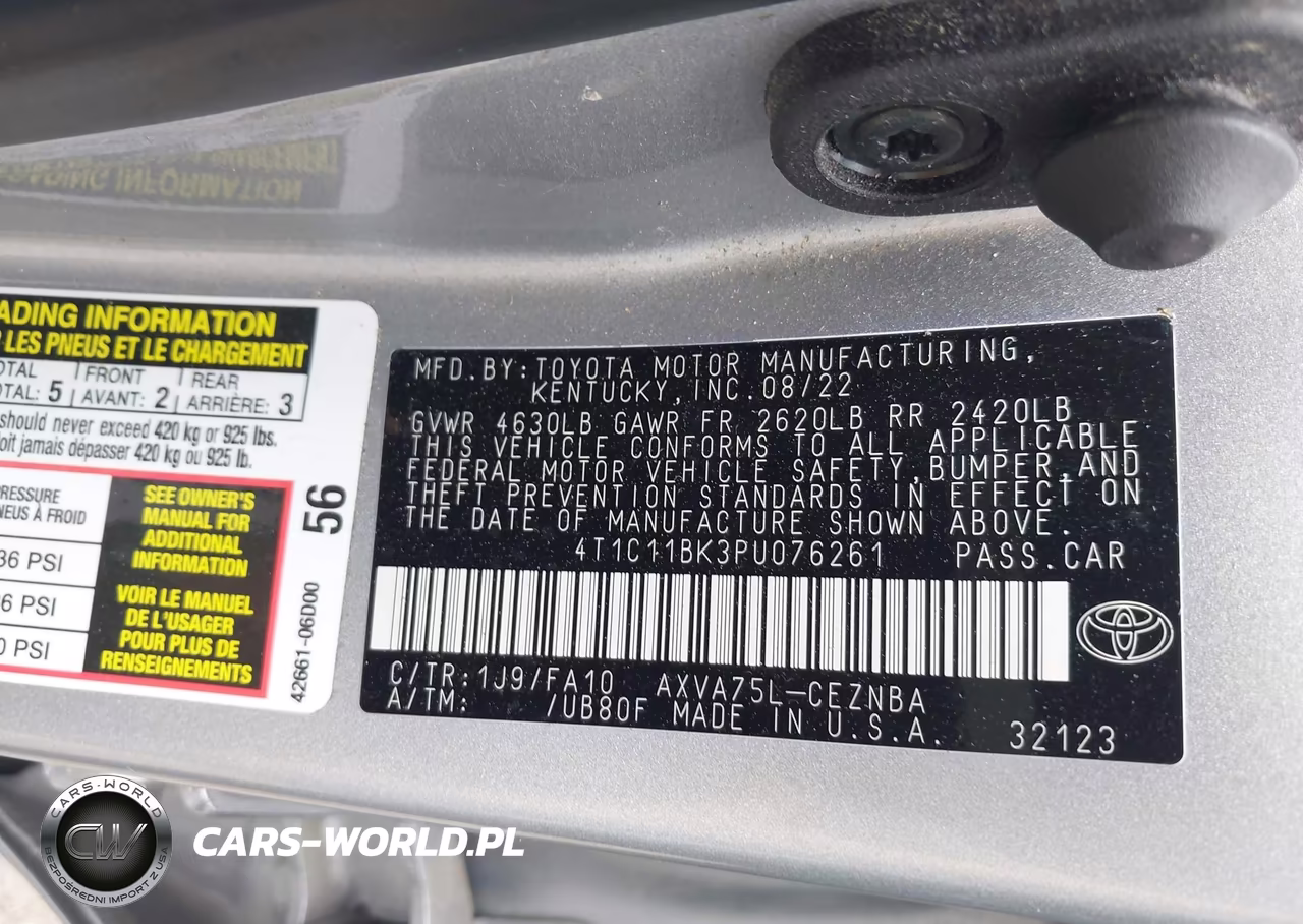 2023 Toyota Camry Le VIN:4T1C11BK3PU076261 - 9