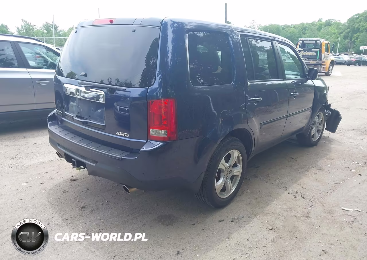 2013 Honda Pilot Ex-L VIN:5FNYF4H59DB079247 - 4