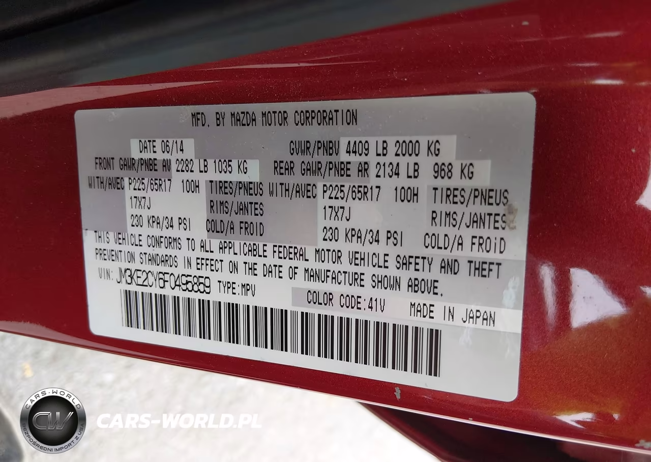 2015 Mazda Cx-5 Touring VIN:JM3KE2CY6F0495859 - 9