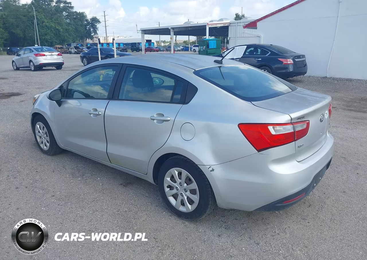 2013 Kia Rio Lx VIN:KNADM4A34D6179312 - 3