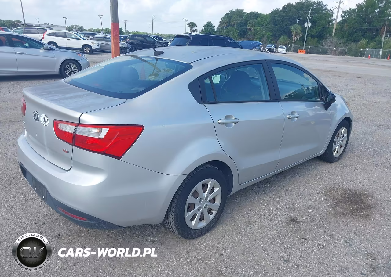 2013 Kia Rio Lx VIN:KNADM4A34D6179312 - 4